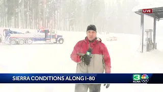 Northern California Storm Coverage: Heavy Sierra Snow, Valley showers | March 1 at 8 a.m.