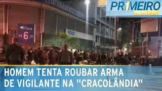 Ladrão é baleado ao tentar roubar arma de vigilante na “cracolândia” | Primeiro Impacto (21/09/23)