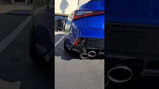 Lexus IS 500 meistershaft GThaus catback exhaust start up & revs