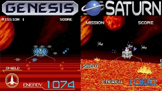 All Genesis Vs Saturn Games Compared Side By Side