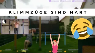 Lappen macht Sascha Huber 10 Min. Ganzkörper Workout mit Klimmzugstange | Achtung Extrem! 💪🏼