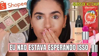 TESTANDO MAKES DIFERENTONAS DA SHOPPE - eu não esperava isso!!!