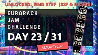 Eurorack Jam Challenge | RND STEP (SSF & Div Kid) | Jamuary2021 - Day 23