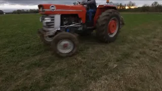 Massey ferguson 185 ile tarla sürüyorum