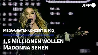 Madonna gibt Mega-Gratis-Konzert in Rio | AFP