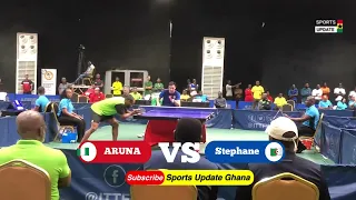 Quadri Aruna 🇳🇬 vs 🇩🇿 Stephane Ouaiche • Table Tennis R.16 • 2023 African Games in Ghana
