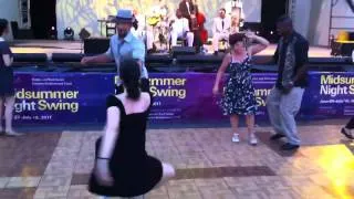 Chance Bushman & Amy Winn dancing to Palmetto Bug Stompers