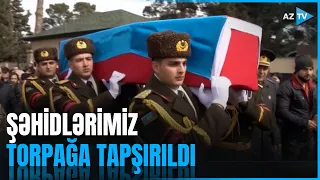 Şəhidlərimiz dəfn edildi