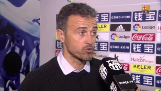 Luis Enrique: “La Real Sociedad ha sido superior”