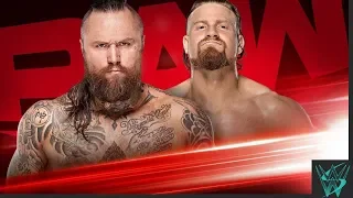 WWE RAW: Aleister Black vs. Buddy Murphy!!