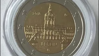 2 евро (Берлін. Федеральні землі Німеччини, двір A,D,F,G,J) Німеччина