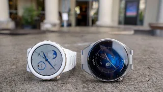 Huawei Watch GT 3 Pro 46 mm Titanium and 43 mm Ceramic unboxing and hands on