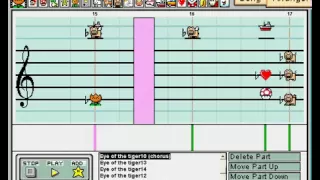 Eye of the Tiger- Survivor- Mario Paint Composer