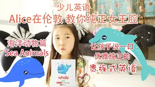 少儿英语 - Alice在伦敦教你纯正女王腔 (2019) 海洋动物篇 | Learn English with Alice for Kids | Queen’s English