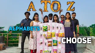 A to Z Alphabets choose and prize Win Challenge || Punishment for wrong alphabet || Crazy Moments 🤪