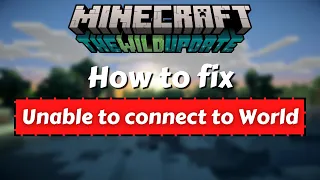 Fix Unable To Connect To World Minecraft Pe