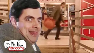 Mr Bean Causes CHAOS On Black Friday | Mr Bean Funny Clips | Classic Mr Bean