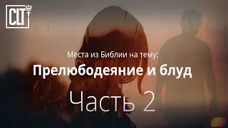 Прелюбодеяние и блуд | Часть 2 | Библия