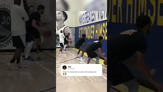 This video of Stephen Curry, Jalen Green and Luka Doncic training in August 2018 😅