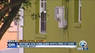 Shooting investigation at Riviera Beach home