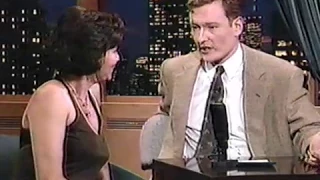 Eve Plumb on Late Night with Conan O'Brien 1993