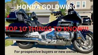 Top 10 Things you need to know about the Honda Goldwing GL1800!!!