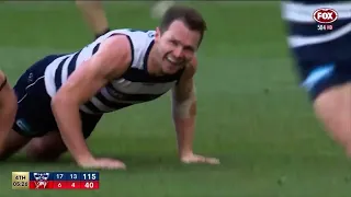 Sam De Koning Kicks His First Goal In The 2022 AFL Grand Final