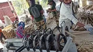 Bamboo sliver Machine without knot( toothpick making)