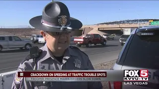 Nevada Highway Patrol cracking down on speeding at trouble spots