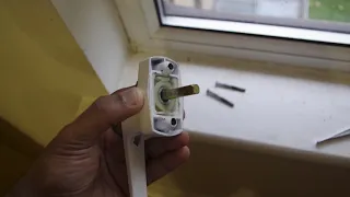 Fix a window that won't lock due to loose handle or spindle detached