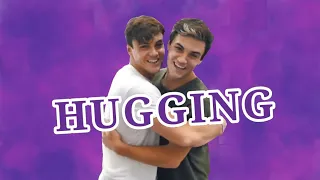 Dolan twins hugging