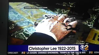 British Actor Christopher Lee Died At Age 93