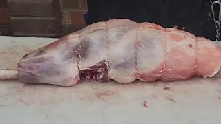 Butchering Lamb Leg (Easy Carve Leg Of Lamb)