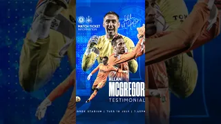 Allan Mcgregor Testimonial Ticket Details! #rangersfc #allanmcgregor