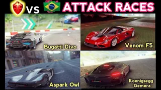 Asphalt 9 | Club Clash Fury™ Vs  Cr@nN!o0 Master™ [ My Attacking Races ]