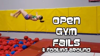 Open Gym Fails & Fooling Around | Gymnastics With Bethany G