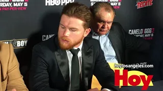 Canelo Alvarez insulta a Abel Sánchez en L.A.