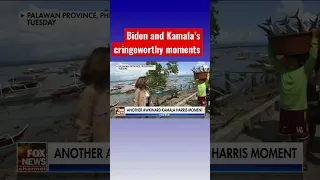 Biden and Kamala’s awkward encounters #shorts