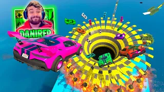 CARRERA INCREIBLE! EL AGUJERO ME ABSORBE!! - GTA 5 ONLINE