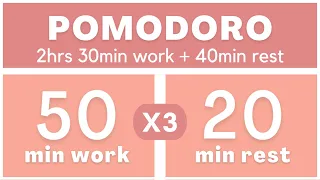 Técnica Pomodoro 50/20 - Pomodoro Timer