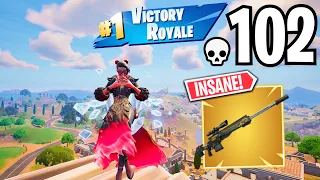 102 Elimination Solo vs Squads WINS Full Gameplay (Fortnite Chapter 5 Season 1)!