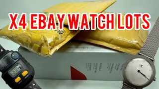 I bought 4 mystery eBay vintage watch lots