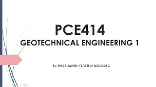 GEOTECHNICAL ENGINEERING: Permeability Part 1