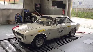 Hesshaus Race Engineering Alfa Romeo 1600 GTA Dyno Setup 1.