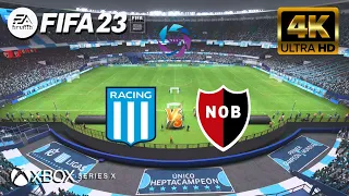 FIFA 23 - Racing Club vs Newells | Liga Argentina | Next Gen - Series X [4K 60FPS]