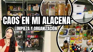 LIMPIEZA Y ORGANIZACIÓN DE MI ALACENA 🏡❤️ MI COCINA MÁS BONITA