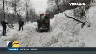 На Закарпатье из-за резкого потепления сходят лавины