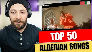 🇨🇦 CANADA REACTS TO top 50 Algerian songs افضل 50 اغنية جزائرية فى سنة 2022  reaction
