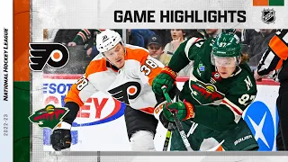 Flyers @ Wild 1/26 | NHL Highlights 2023