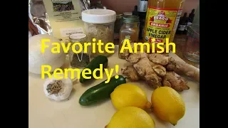 Making Amish Cold & Flu Tonic